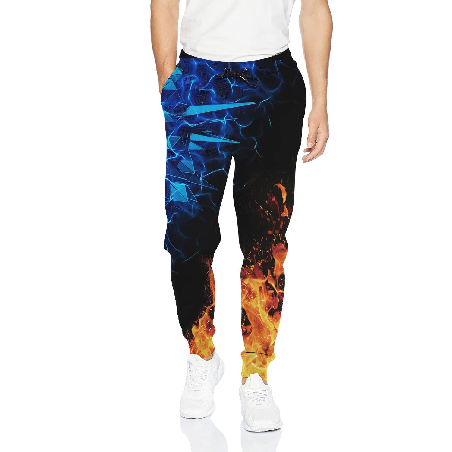 Ice & Fire Flame Funny Sweatpants – D&F Clothing®
