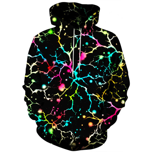 Kleurrijke Crack Grappige Hoodie