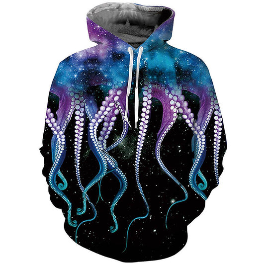 Kleurrijke Octopus Hoodie