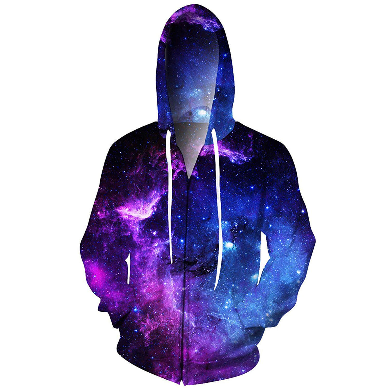 Space Galaxy Zip Up Sweatshirt – D&F Clothing®