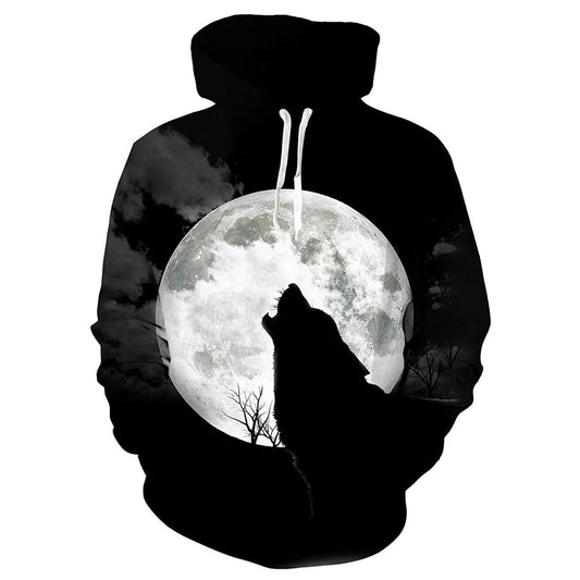 Zwarte Wolverine Wolf Hoodie