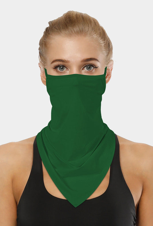 Groen gezichtsmasker met oorlussen