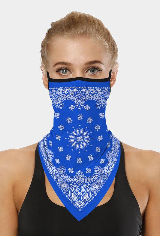 Paisley-gezichtsmasker met oorlussen