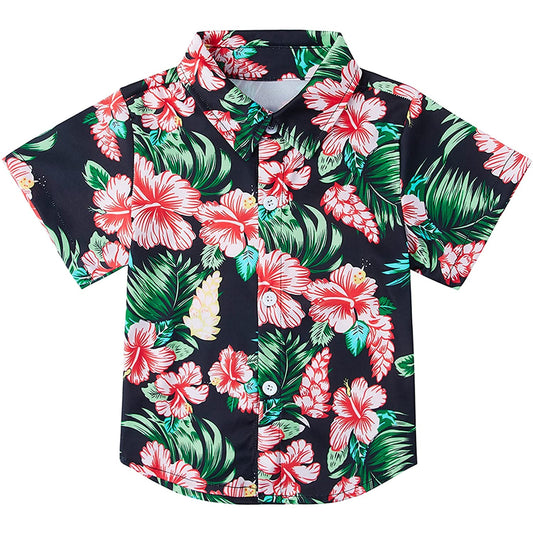 Hawaii Bloemen Grappig Peuter Hawaiiaans Shirt