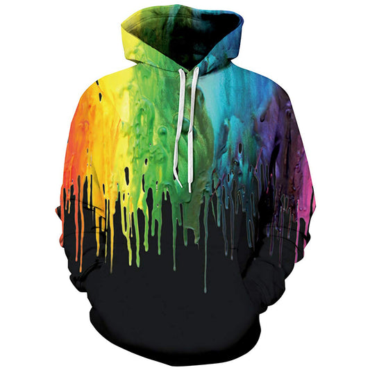 Zwarte schilderij hoodie