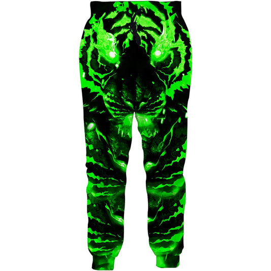Groene Leeuw Grappige Joggers