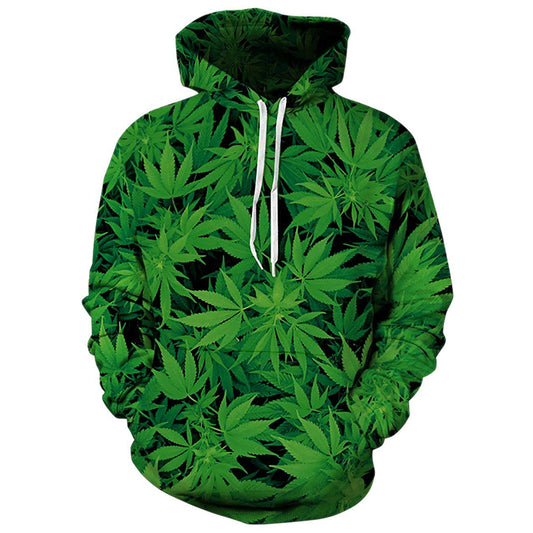 Groene wiet grappige hoodie