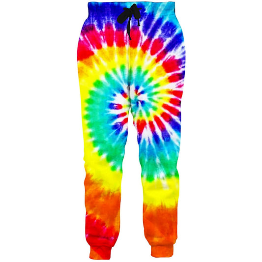 Kleurrijke regenboog grappige joggingbroek