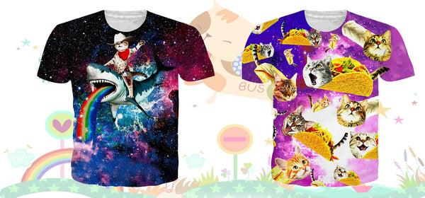 2024 Best Cat Prints Funny T Shirts