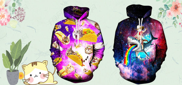 2024 Funny Cat Hoodies | Best Gift for Cat Lovers
