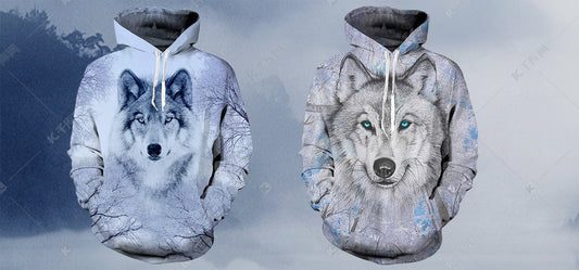 2026 Funny Wolf Hoodies | Best Gift for Wolf Lovers