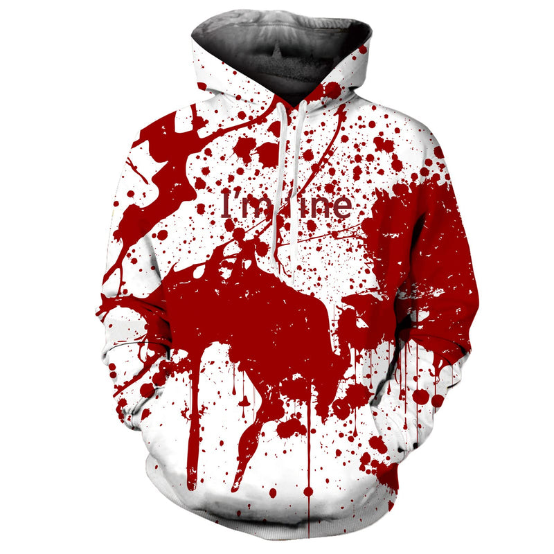 I'm Fine Blood Funny Hoodie