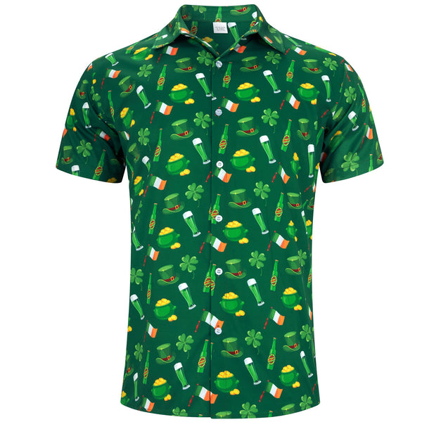 St Patrick's Day Funny Hawaiian Shirt