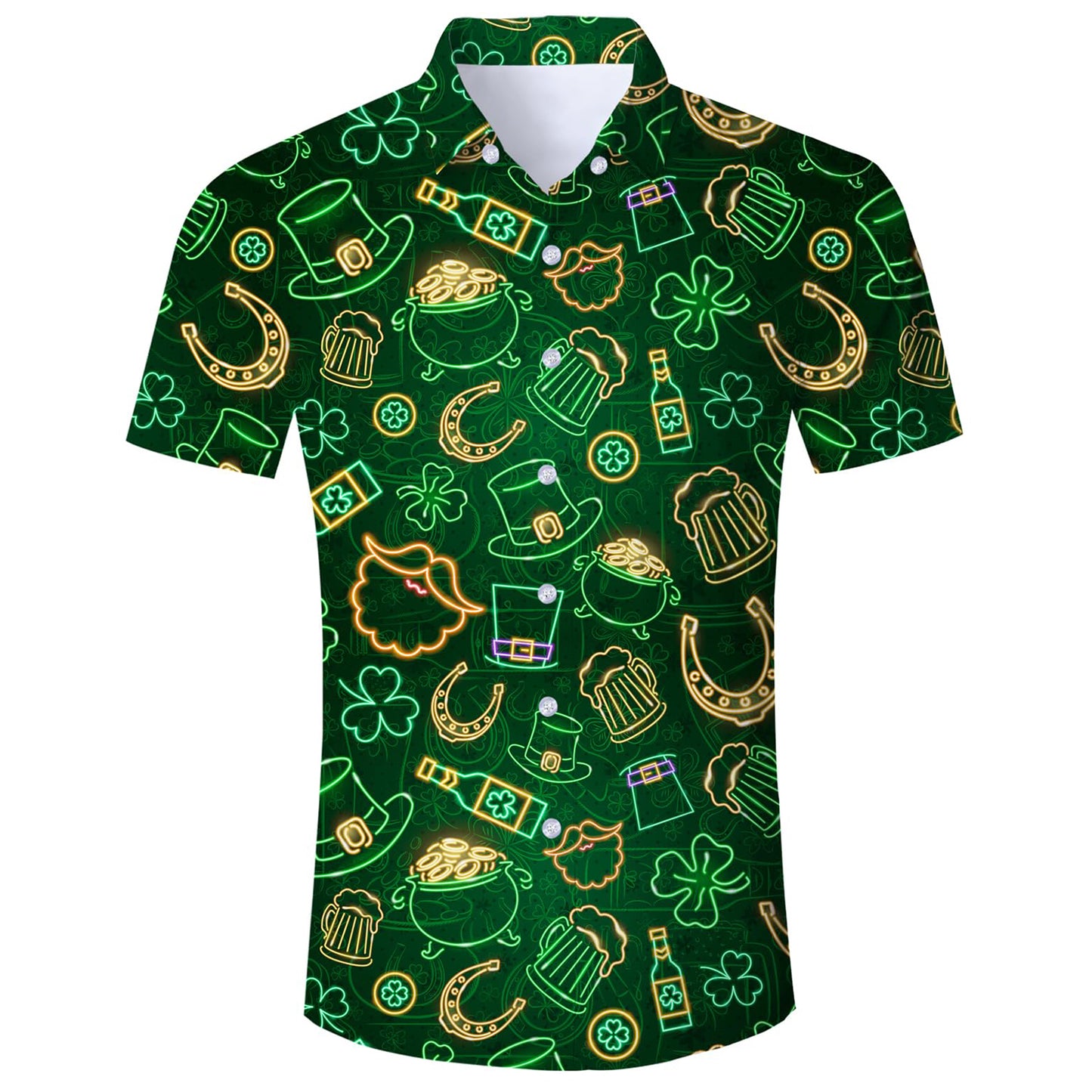St. Patrick's Day Grappig Hawaiiaans Shirt