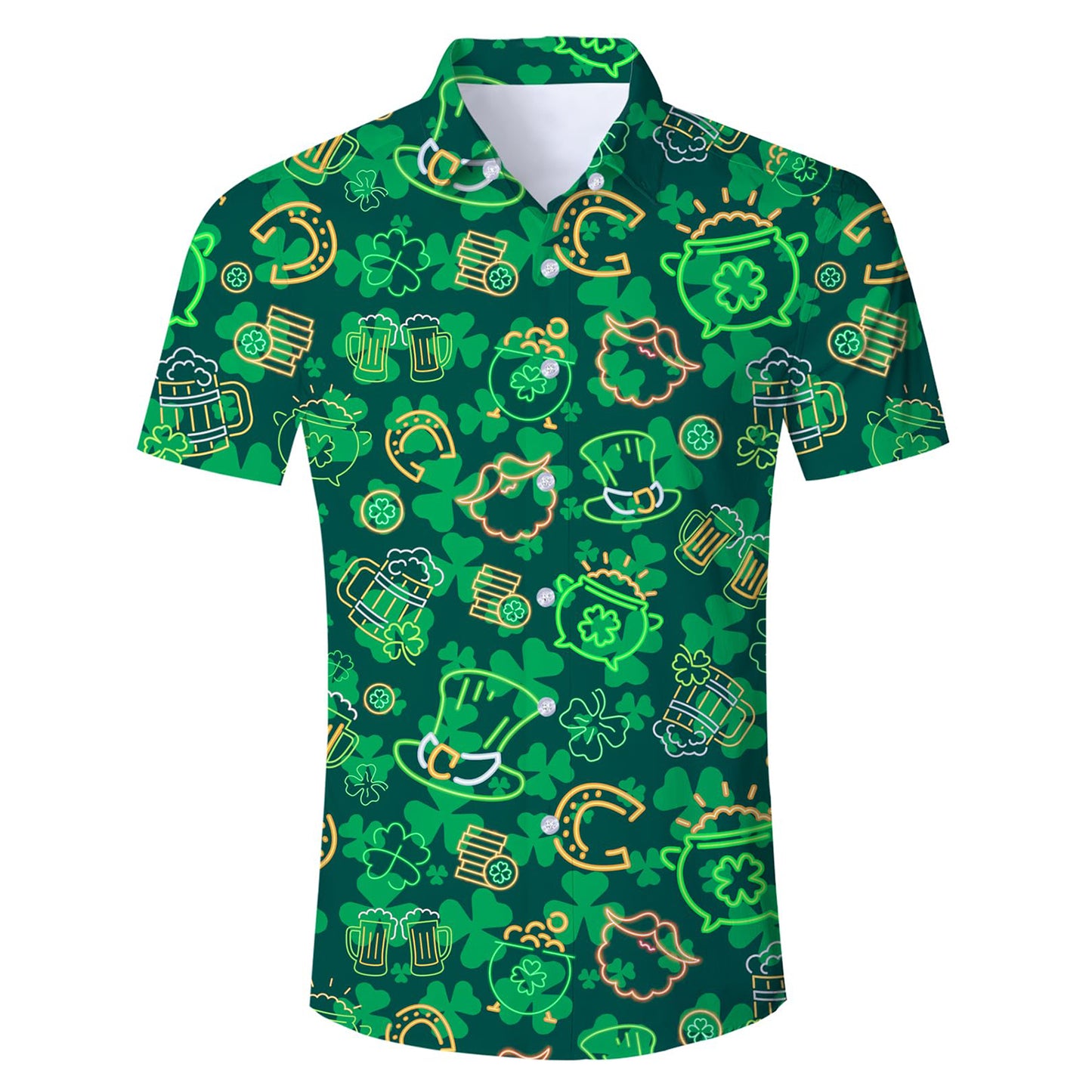 St. Patrick's Day Grappig Hawaiiaans Shirt