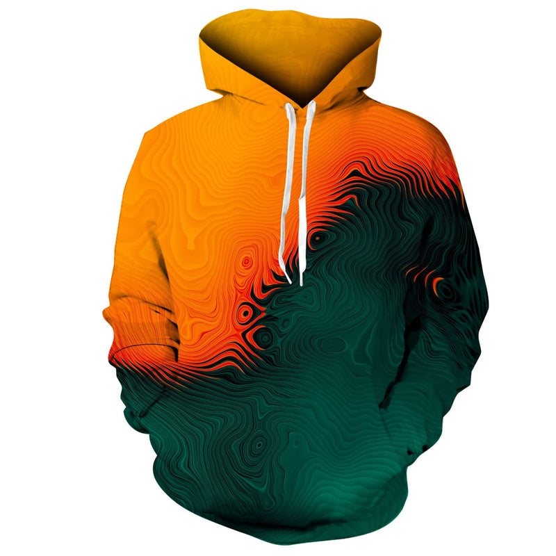 Orange Painting Funny Hoodie