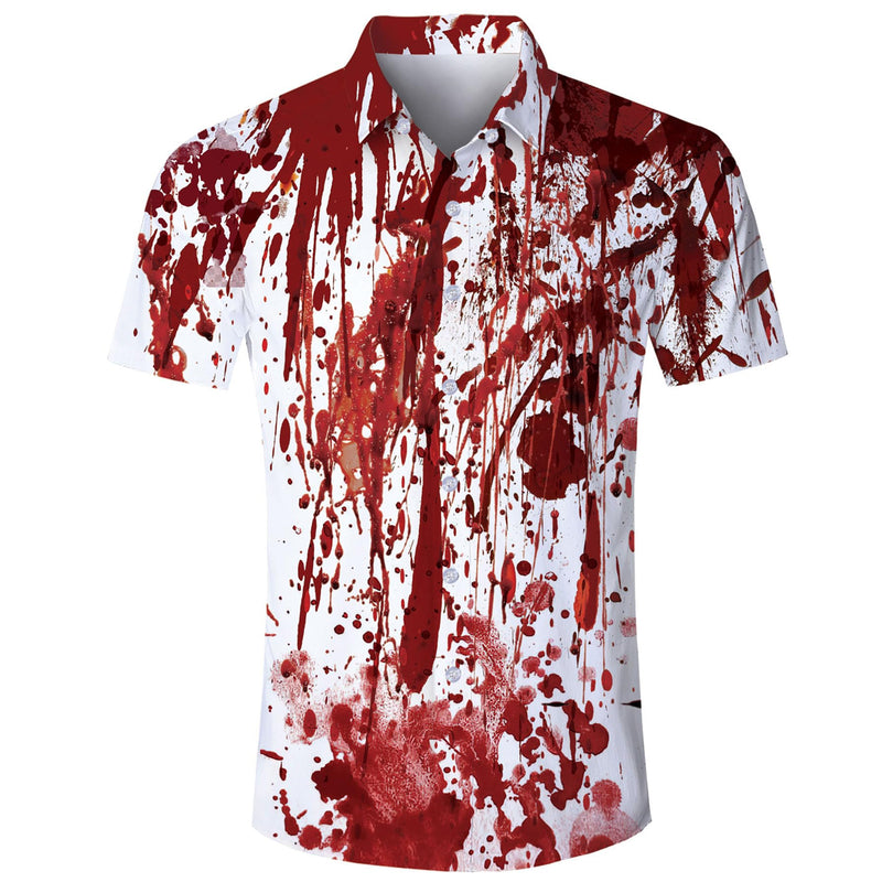 Blood Halloween Funny Hawaiian Shirt