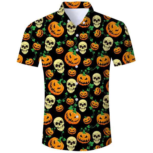 Pumpkin Halloween Funny Hawaiian Shirt