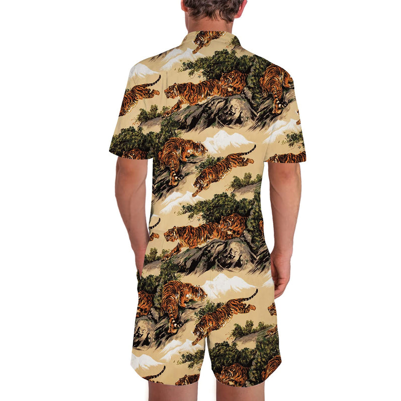 Tiger Mountain Funny Men Romper