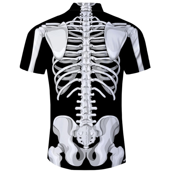 Skeleton Halloween Funny Hawaiian Shirt