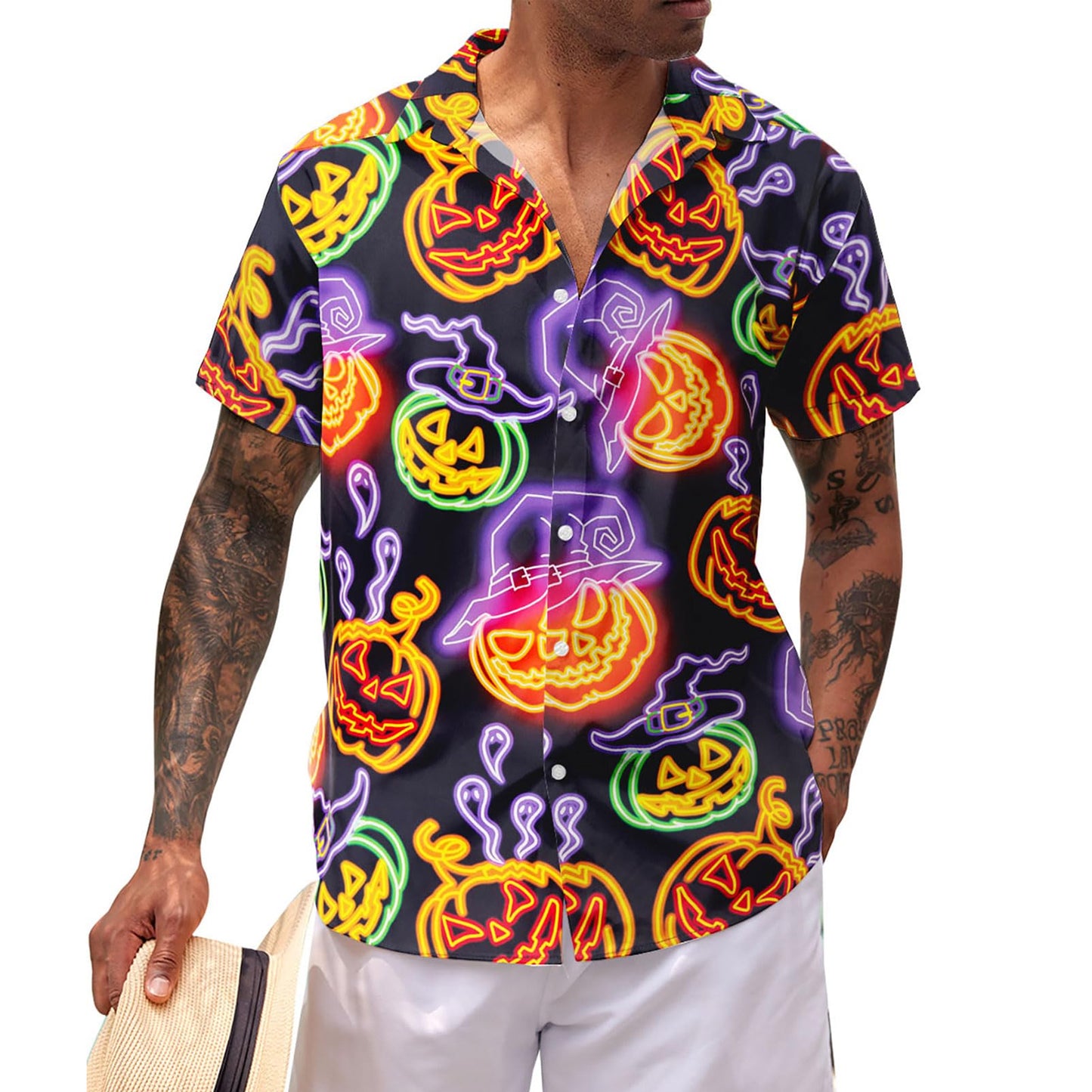 Halloween Pumpkin Funny Hawaiian Shirt