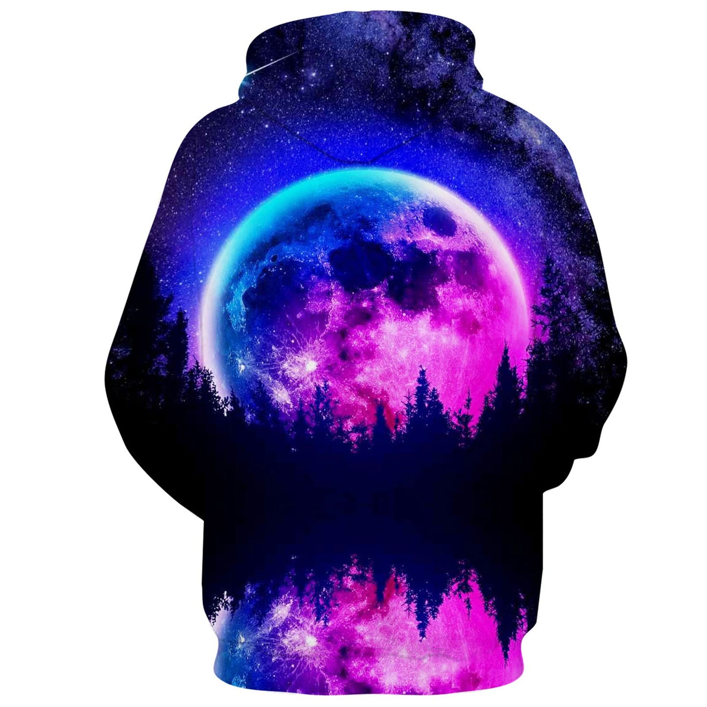 Galaxy Forest Lustiger Kapuzenpullover