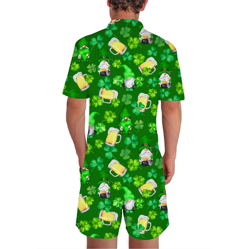 St Patrick's Day Funny Men Romper