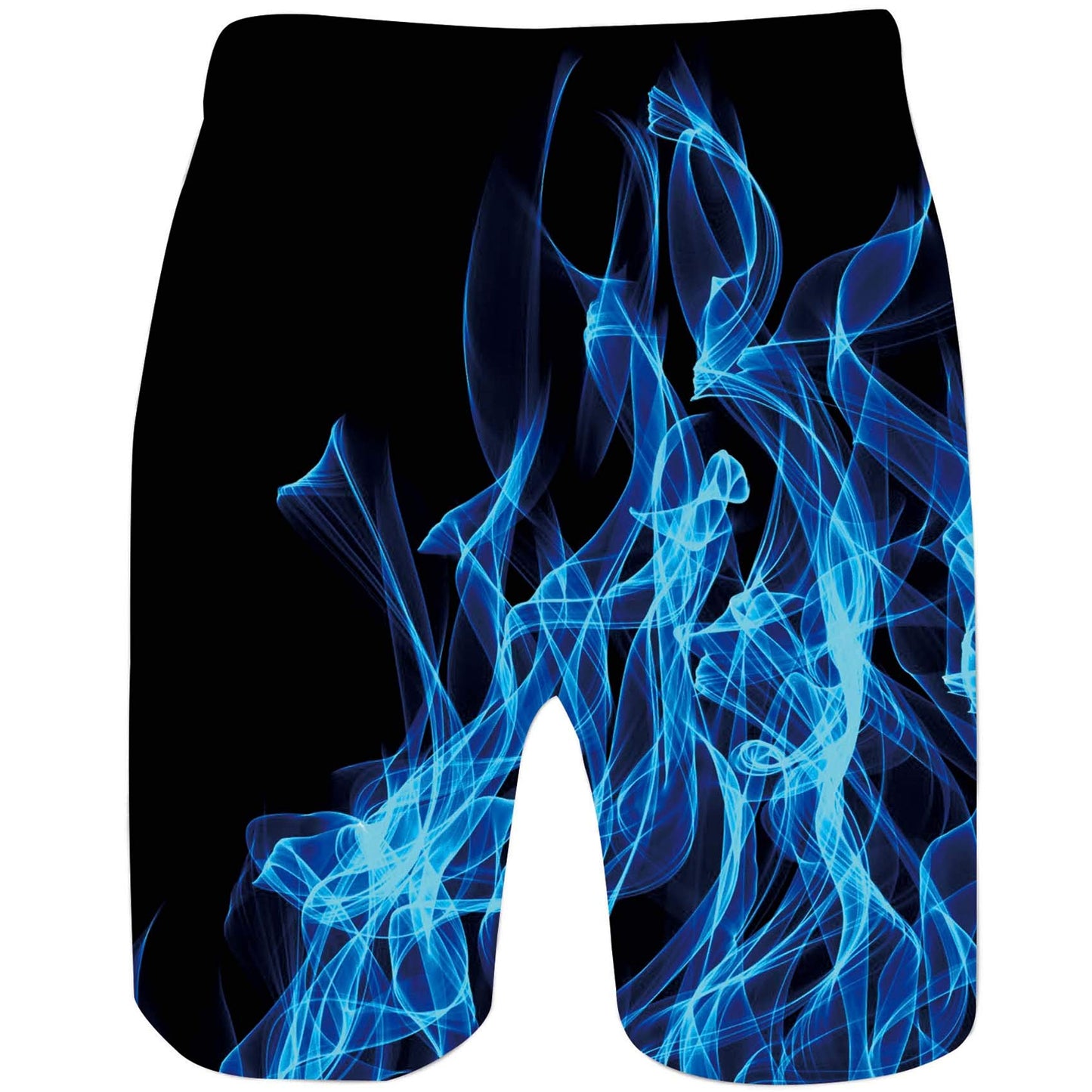 Blauwe rook grappige boardshorts