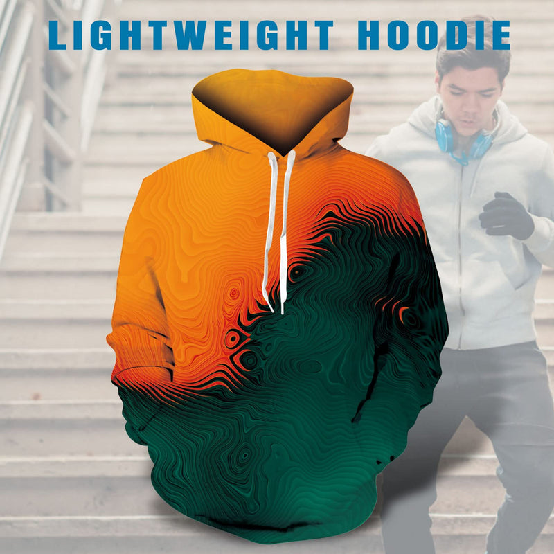 Orange Painting Funny Hoodie