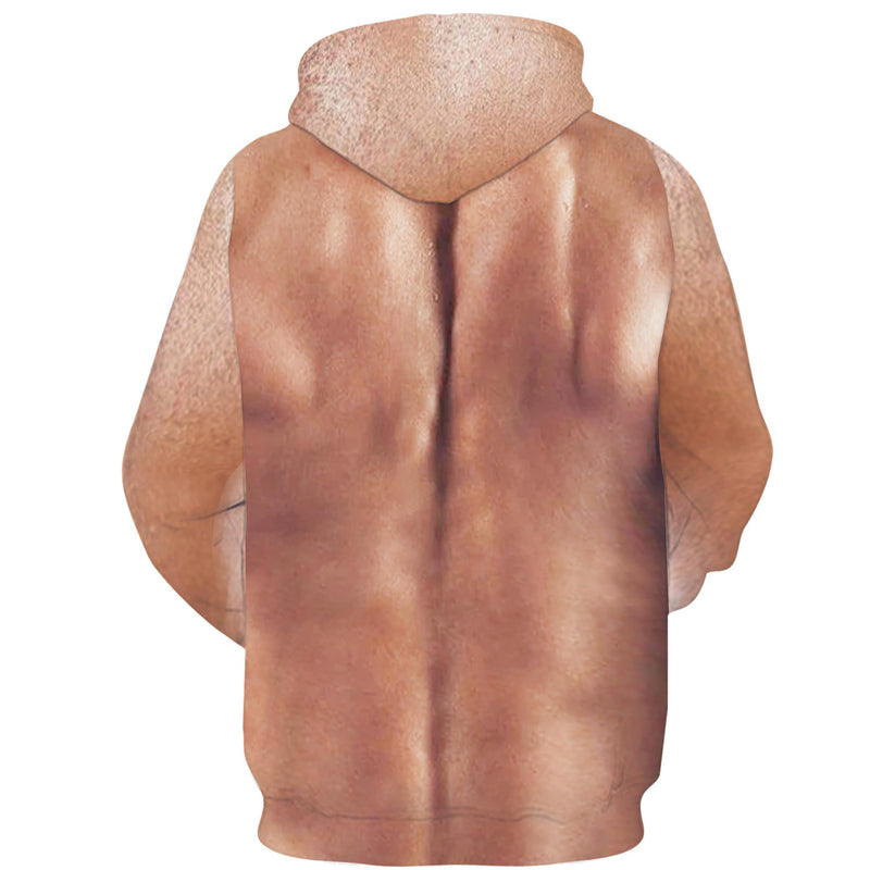 Gold Chain Muscle Ugly Hoodie