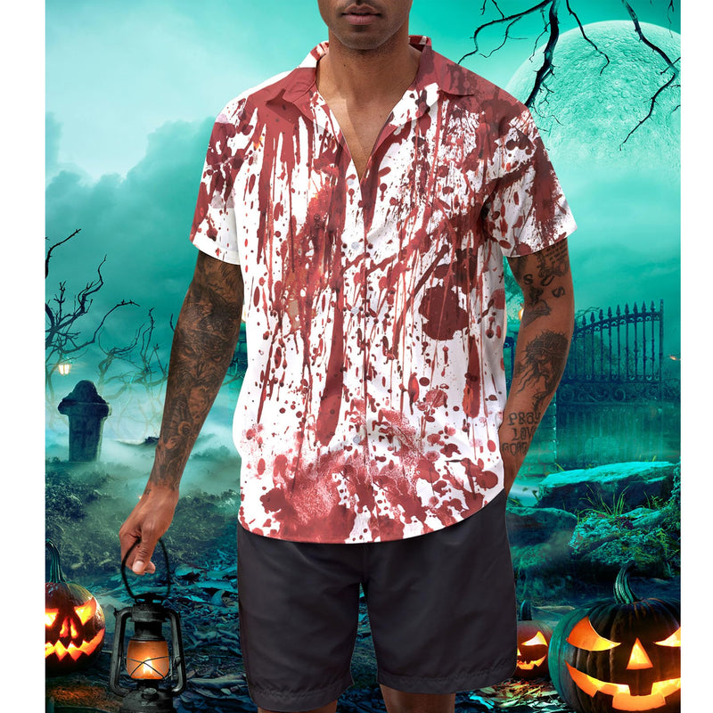 Blood Halloween Funny Hawaiian Shirt