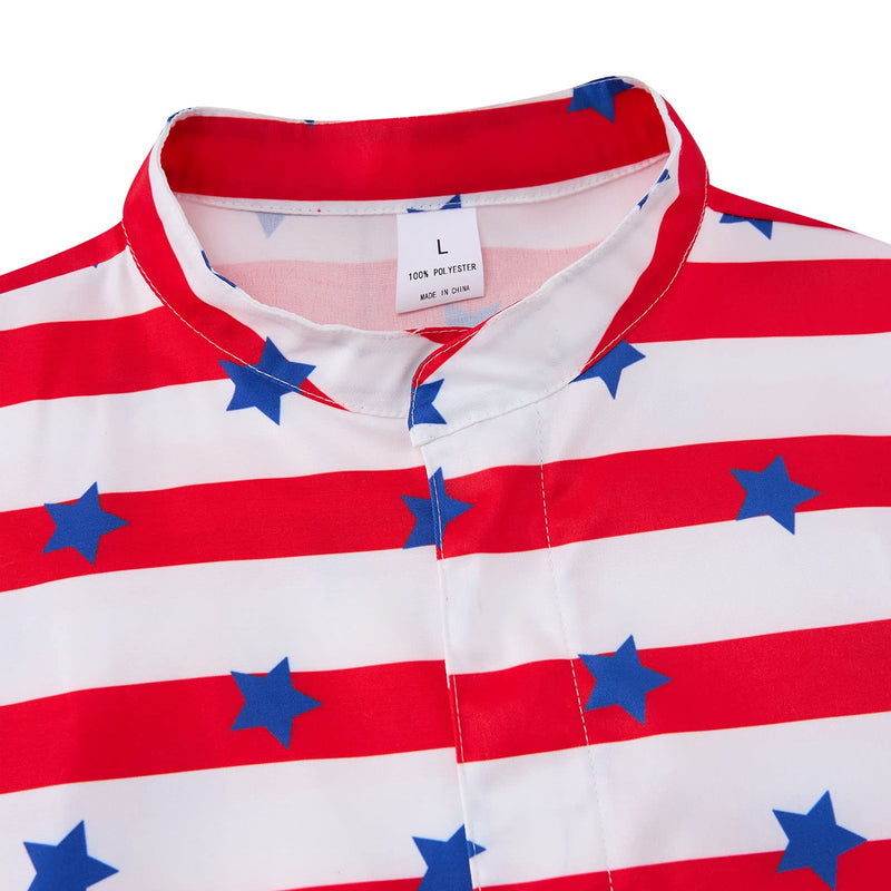 American Flag Funny Men Romper