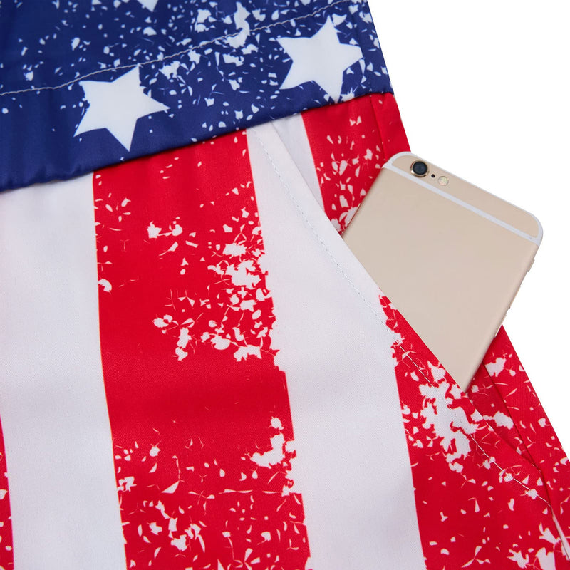 American Flag Funny Men Romper