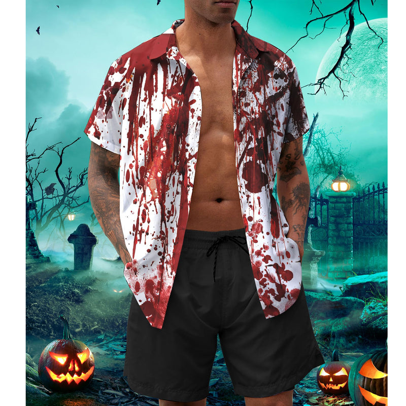 Blood Halloween Funny Hawaiian Shirt