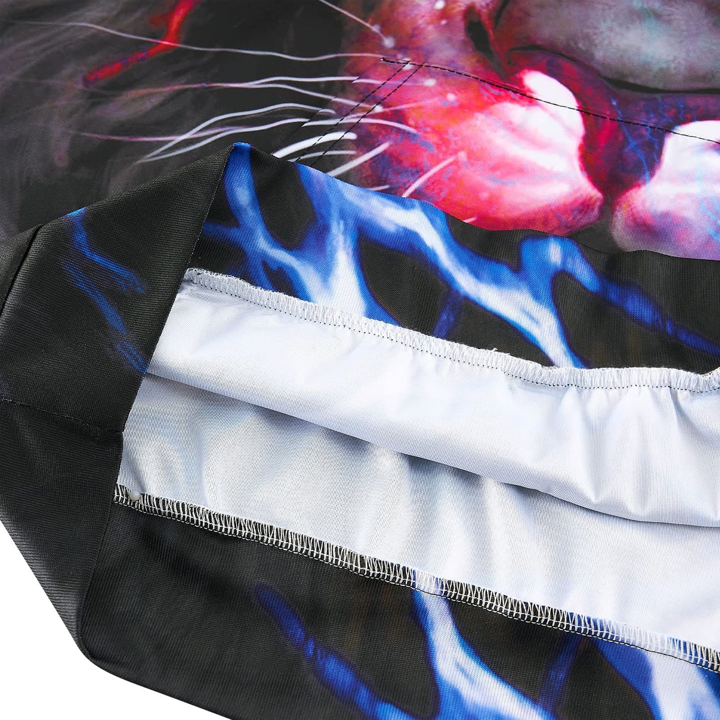 Grappige hoodie met verlichtingsleeuw