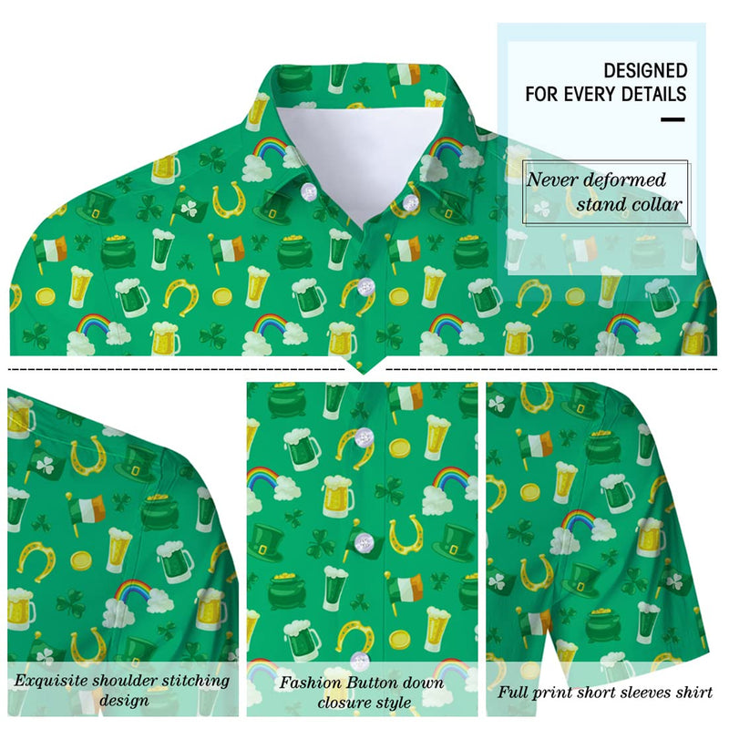 St. Patrick's Day Funny Hawaiian Shirt