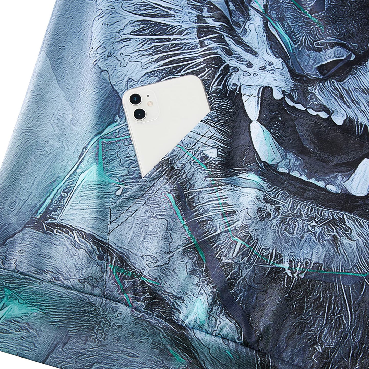 Grijze Tijger Grappige Hoodie
