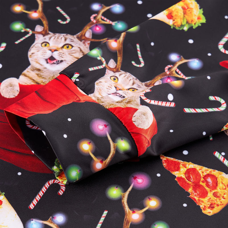 Taco Cat Xmas Ugly Christmas Sweater