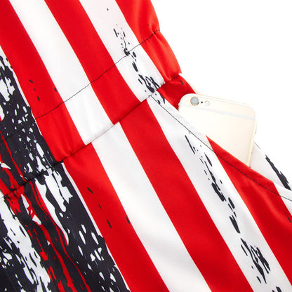Amerikaanse vlag adelaar grappige mannen romper