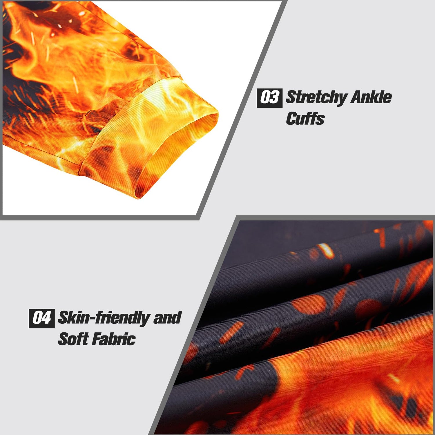 Ice & Fire Flame Funny Sweatpants – D&F Clothing®