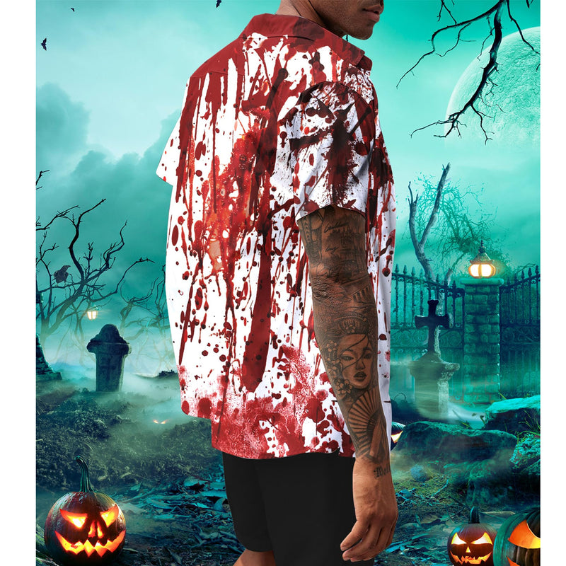 Blood Halloween Funny Hawaiian Shirt