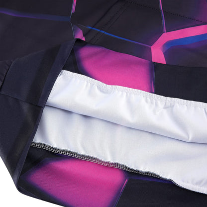 Blauwe en paarse kloof grappige hoodie