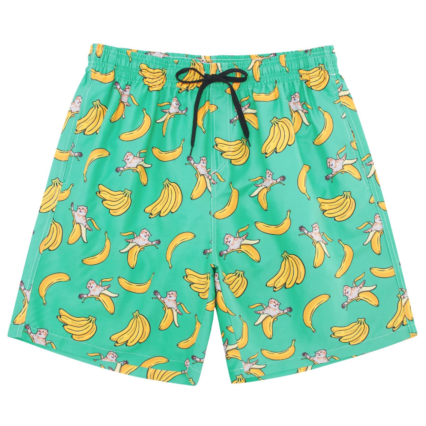Banana Cat Funny Board Shorts