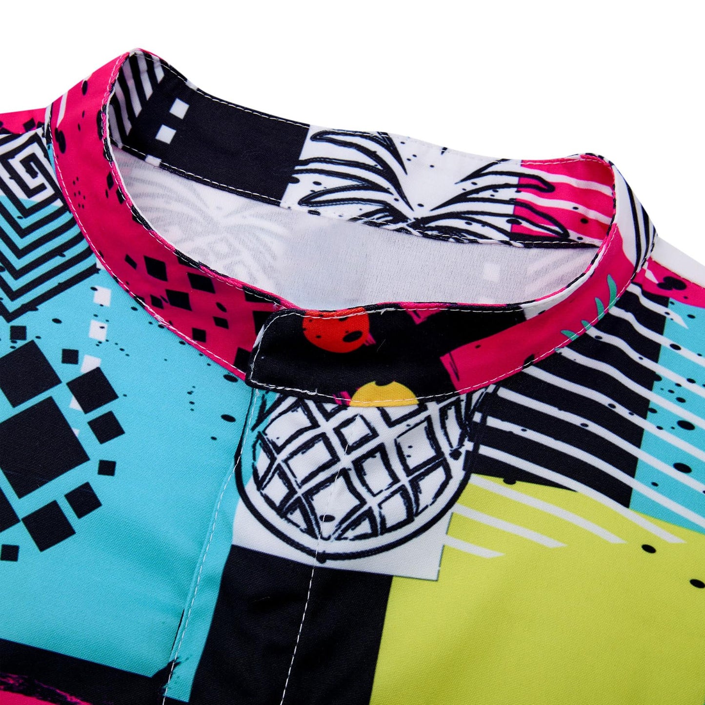 Pineapple 90s Style Male Romper