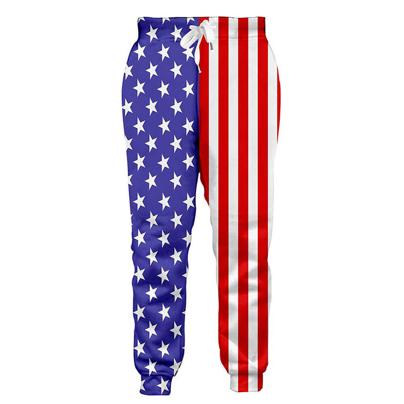 Funny American Flag Joggers