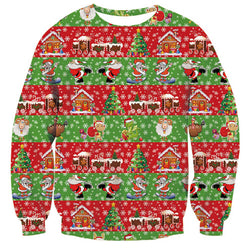 Unisex Xmas Elements Ugly Christmas Sweater