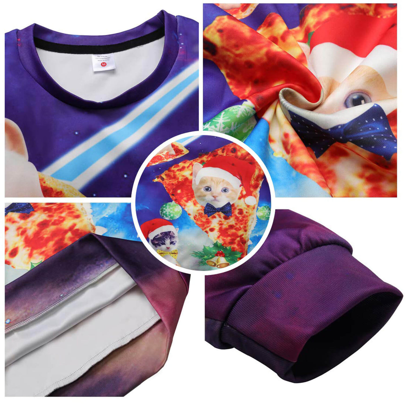 Pizza cat sweatshirt sales