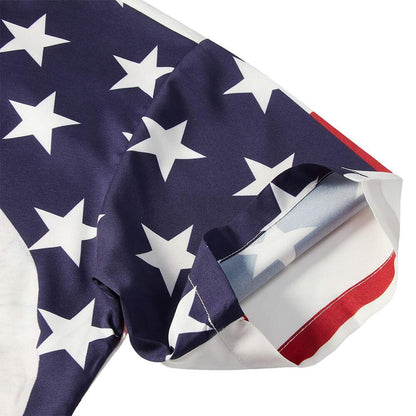 Grappig Amerikaans vlag adelaar Hawaiiaans shirt