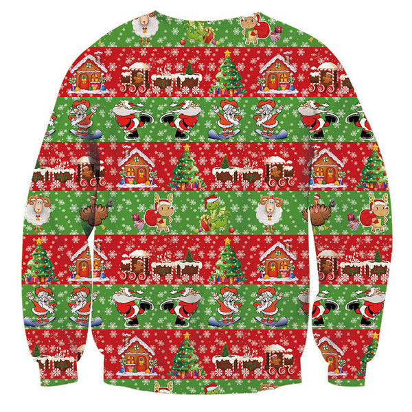 Unisex Xmas Elements Ugly Christmas Sweater