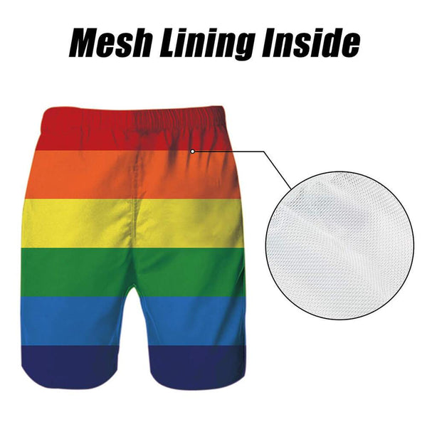 Pride Funny Swim Trunks